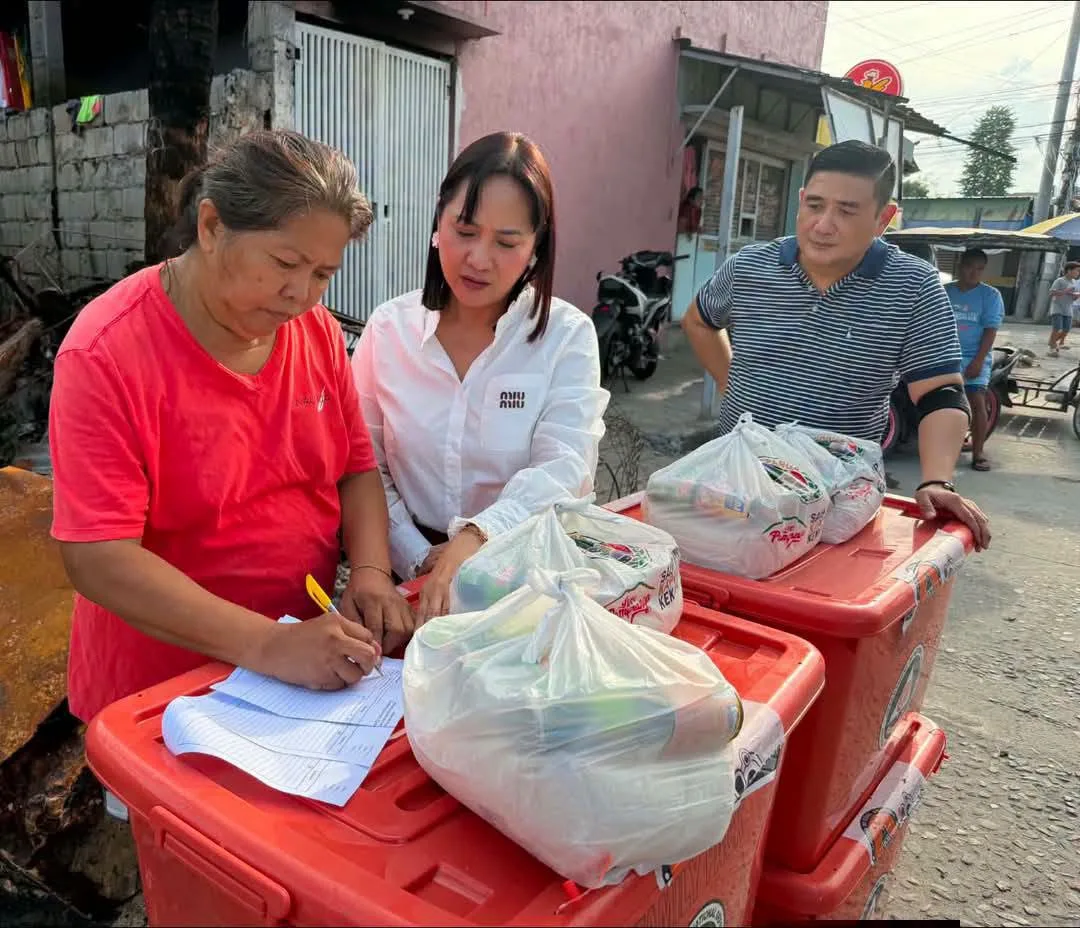 Pampanga Government Rushes Relief Aid to Porac Fire Victims