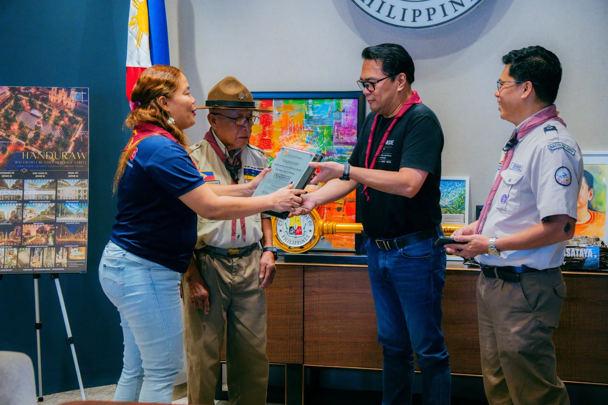 Bacolod Mayor receives prestigious Lingkod Kabataan Award for exceptional youth support!