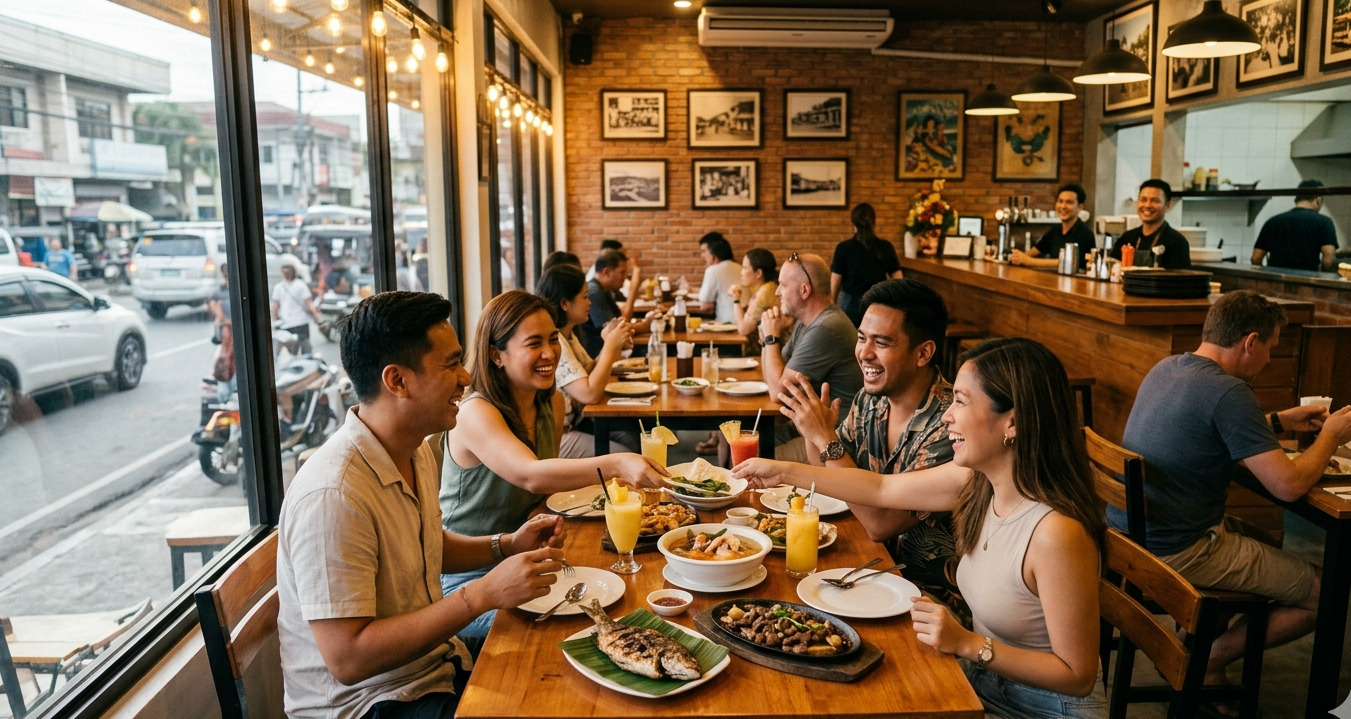 Connecting over fresh local dishes and warm hospitality in an Ozamiz restaurant.
