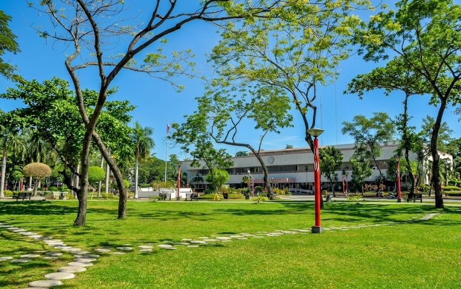 Another view of the plaza in GenSan where people flock at night.