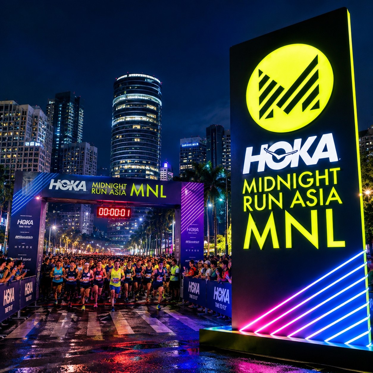 The Neon Circuit: HOKA Midnight Run and CDO’s Nighttime Athletic Awakening
