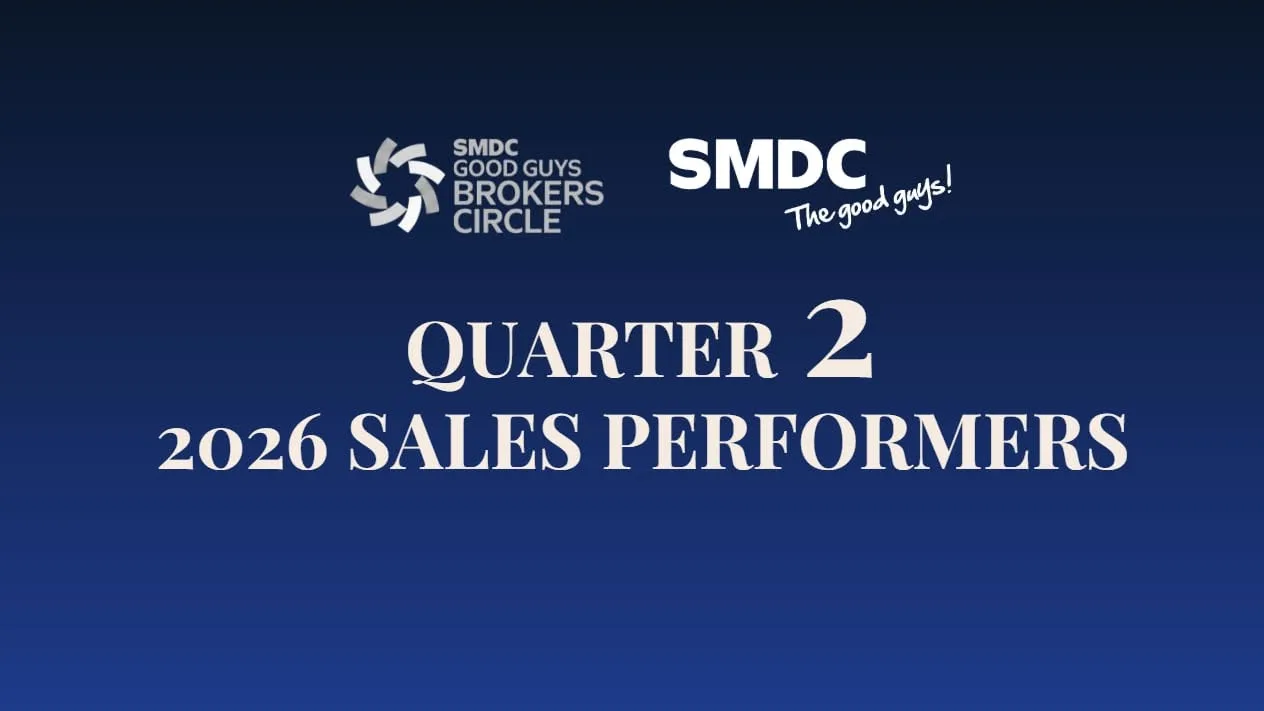 Double Victory: Filipinohomes Earns Top 1 Broker, Top 3 Agent at SMDC Brokers Circle of Excellence for Q2 2026 — Philippines
