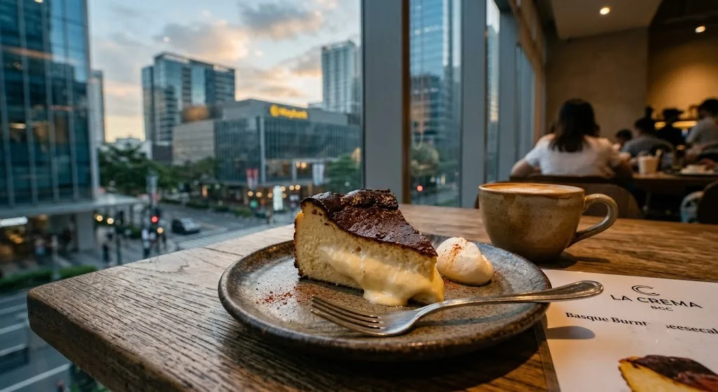 Basque Cheesecake Specialties and Contemporary Dessert Tourism in Bonifacio Global City