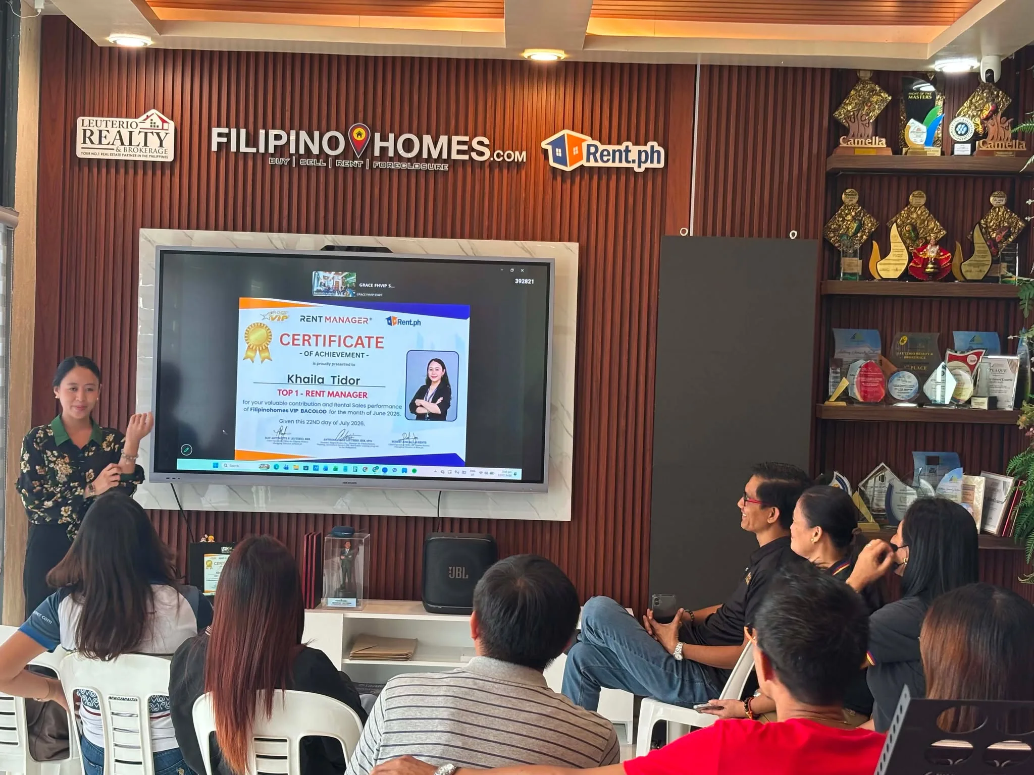 Bacolod’s Best: Filipinohomes Team VIP Honors Top Agents and Rent Managers at July Awards