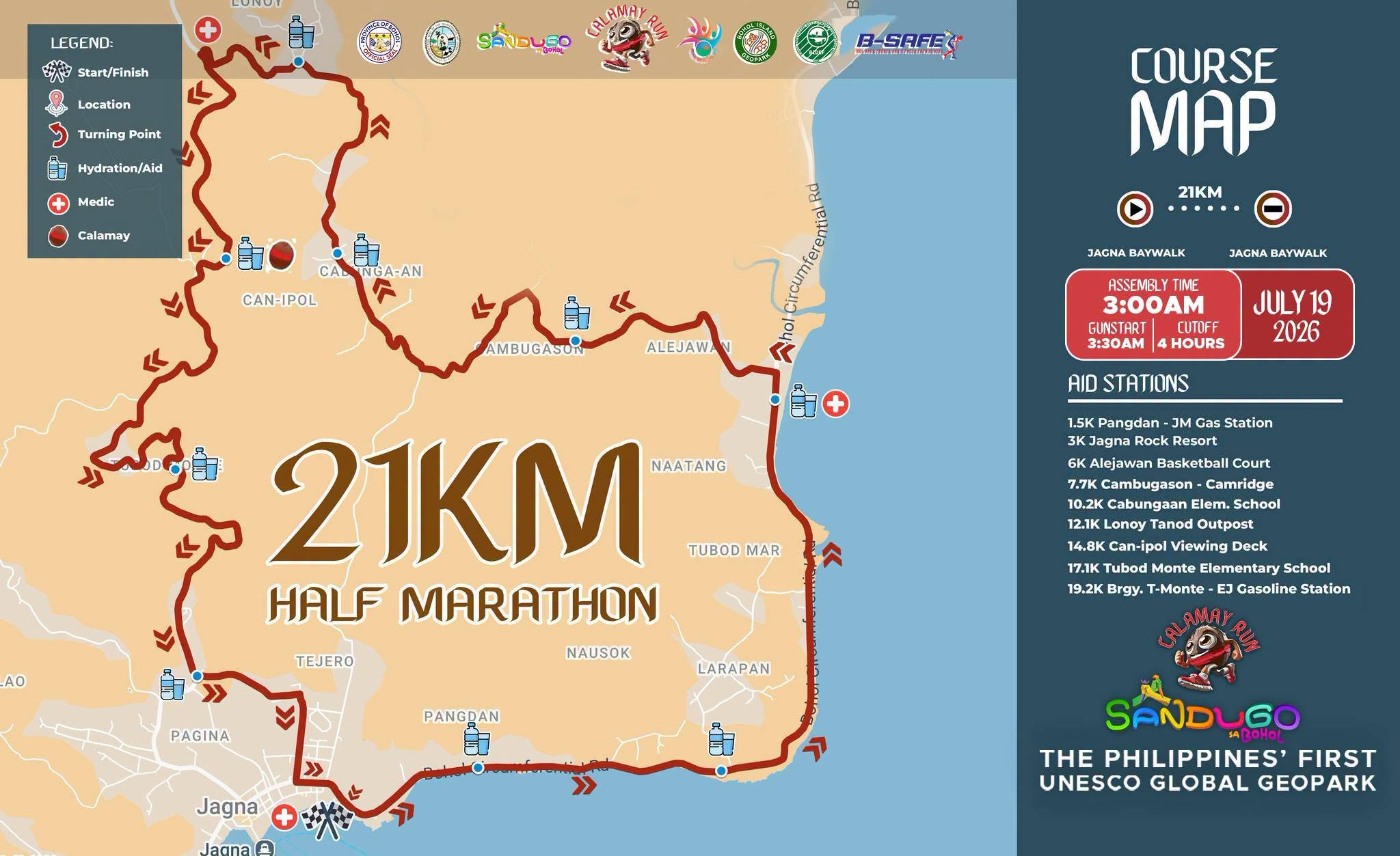 Run Through Jagna’s Sweet Calamay Country at Sandugo Half Marathon on July 19