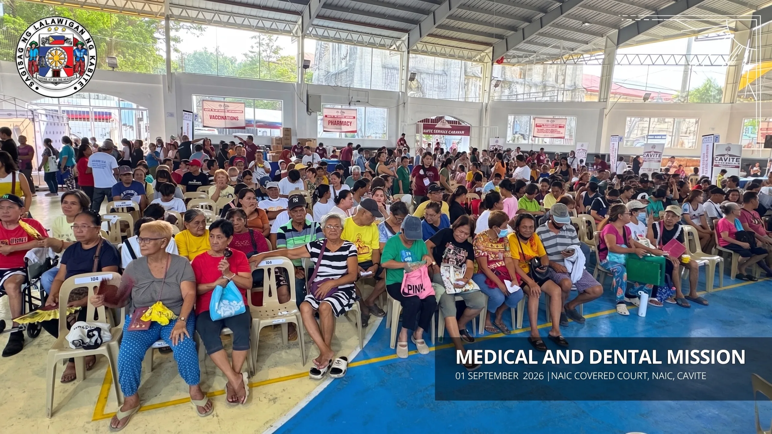 Over 1,180 Naic Residents Get Free Healthcare at Cavite Service Caravan