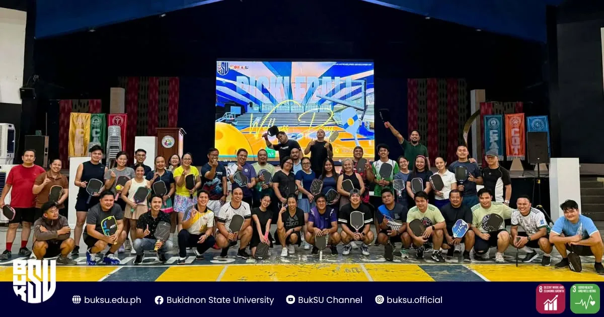 Bukidnon State University Promotes Health and Teamwork Through Pickleball Wellness Day