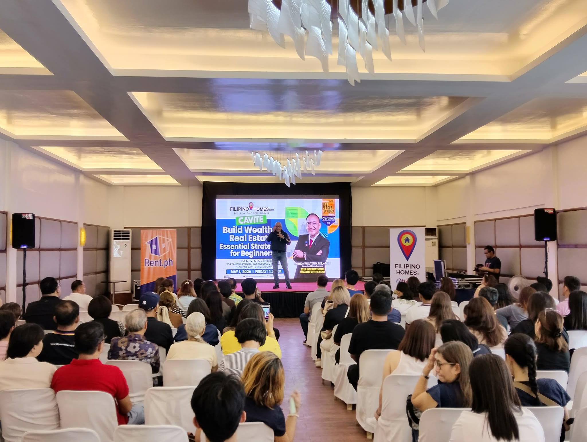 New Agents' Orientation in Imus Draws Aspiring Realtors as Filipinohomes CEO Anthony Leuterio, and Award-winning Developer Alejandro Mañalac Lead Session