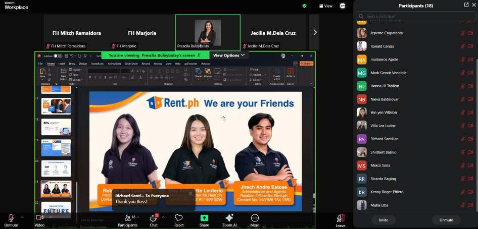 From Agent to Rent Manager: Filipinohomes’ Zoom Rental Training Builds Property Experts