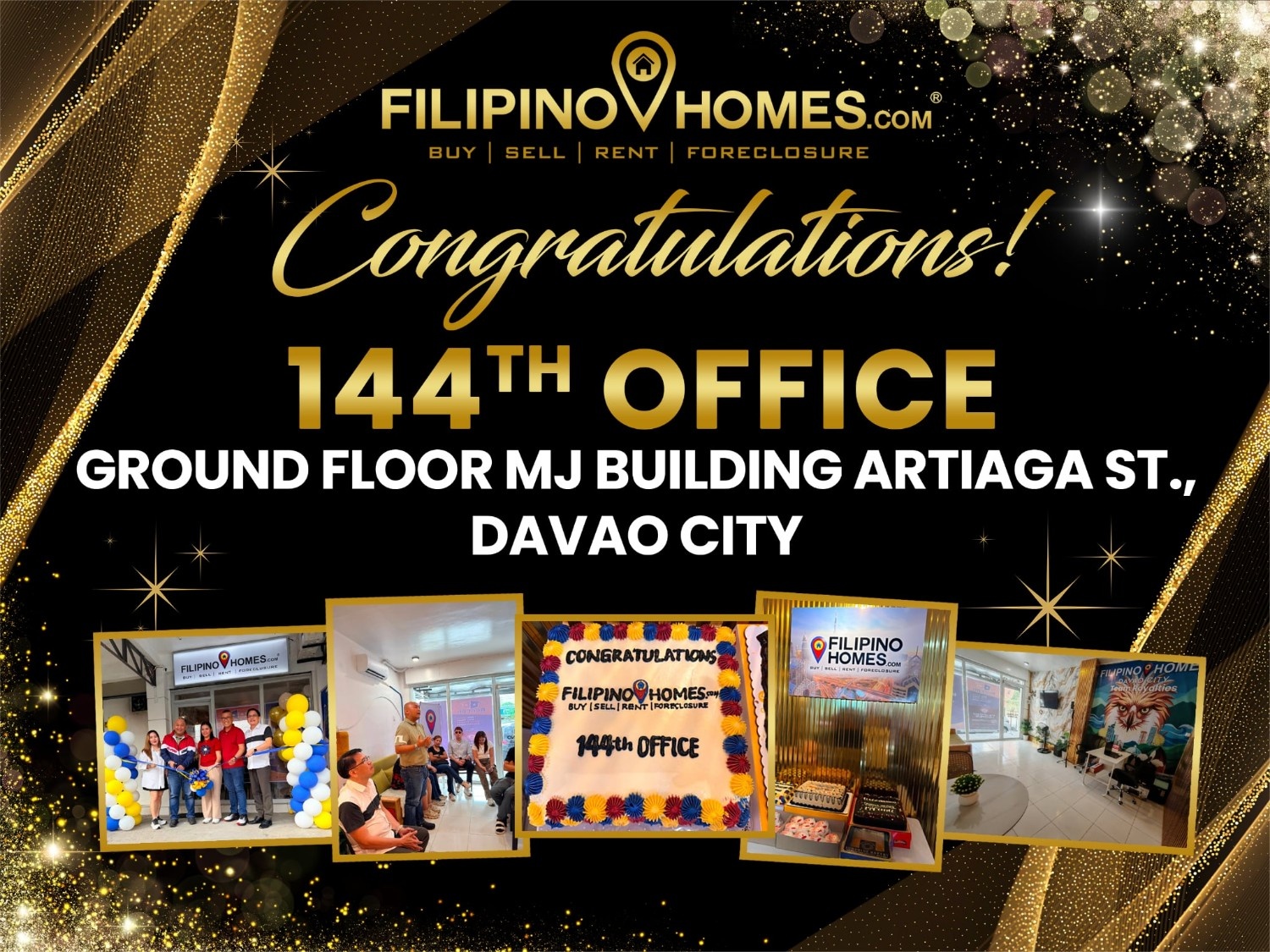 144th Door Opens: Filipinohomes Expands Davao Reach with New Office Blessing