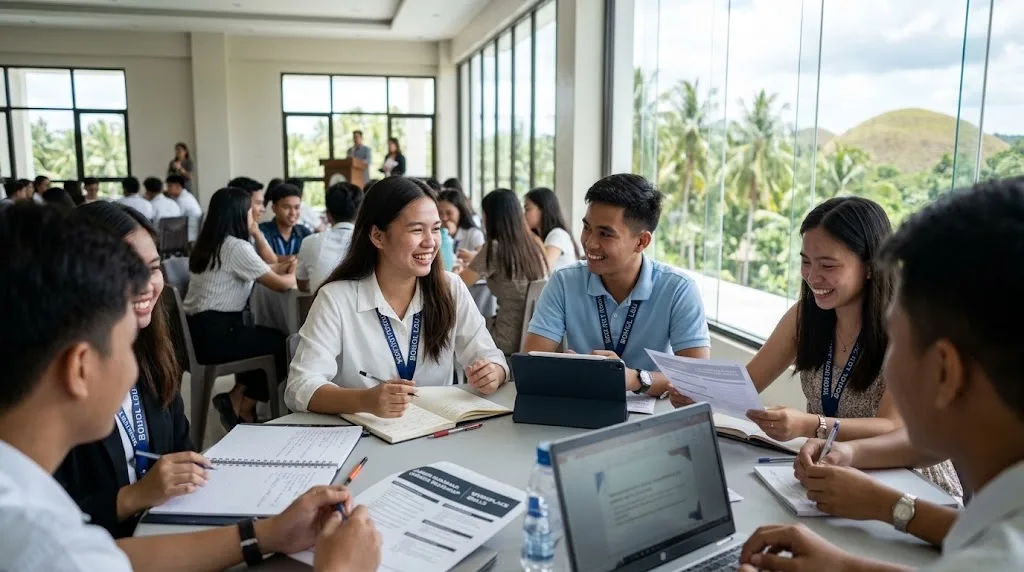 Bohol Students Get Ready for the World of Work