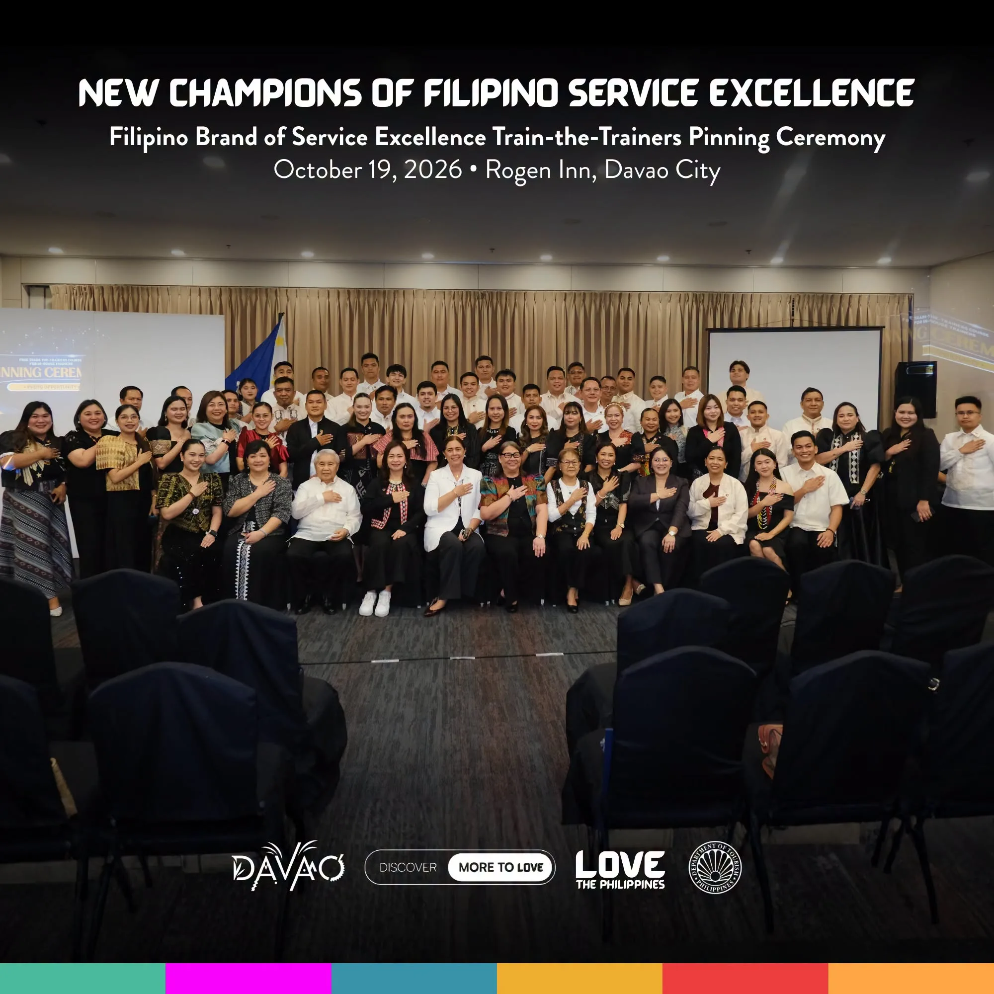 How 69 New Trainers Will Elevate Davao's Tourism Sector Through Filipino Hospitality Excellence