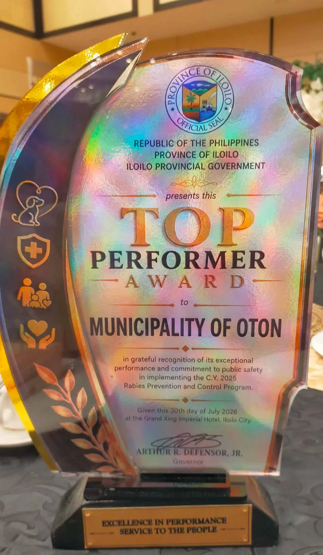 PHOTO COURTESY: Oton InfoCenter (FACEBOOK)