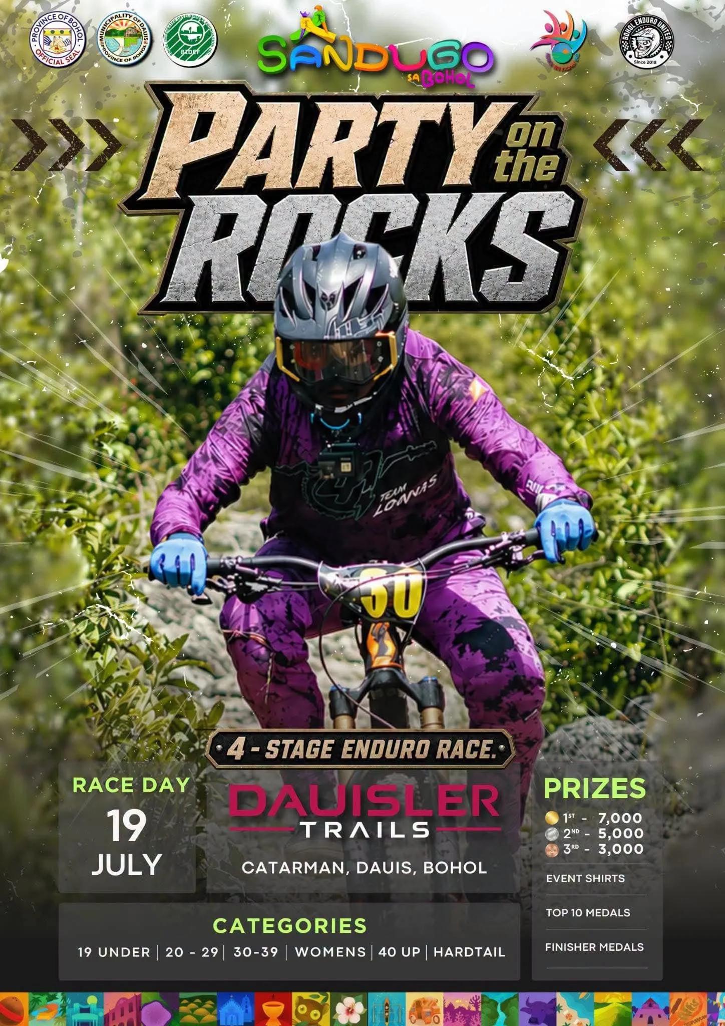 Pedal to the Metal: Bohol Unveils First Sandugo Party on the Rocks Enduro Race
