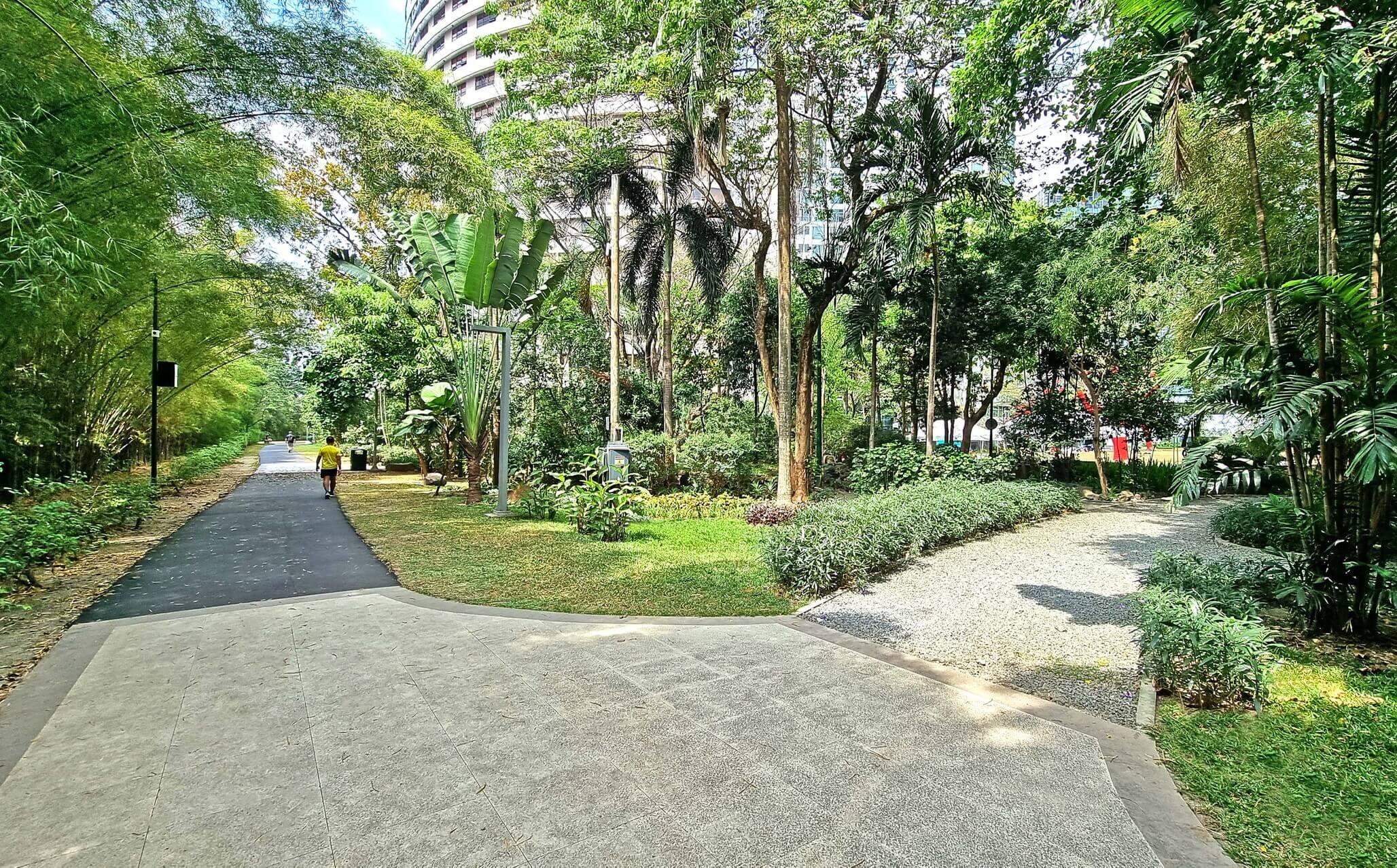 Track 30th park in BGC offers a relaxing green escape