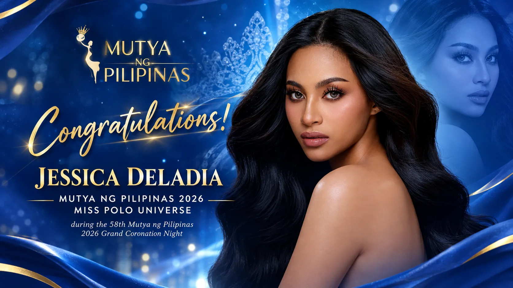 Tacloban Beauty Jessica Deladia Crowned Mutya Ng Pilipinas 2026 Miss Polo Universe