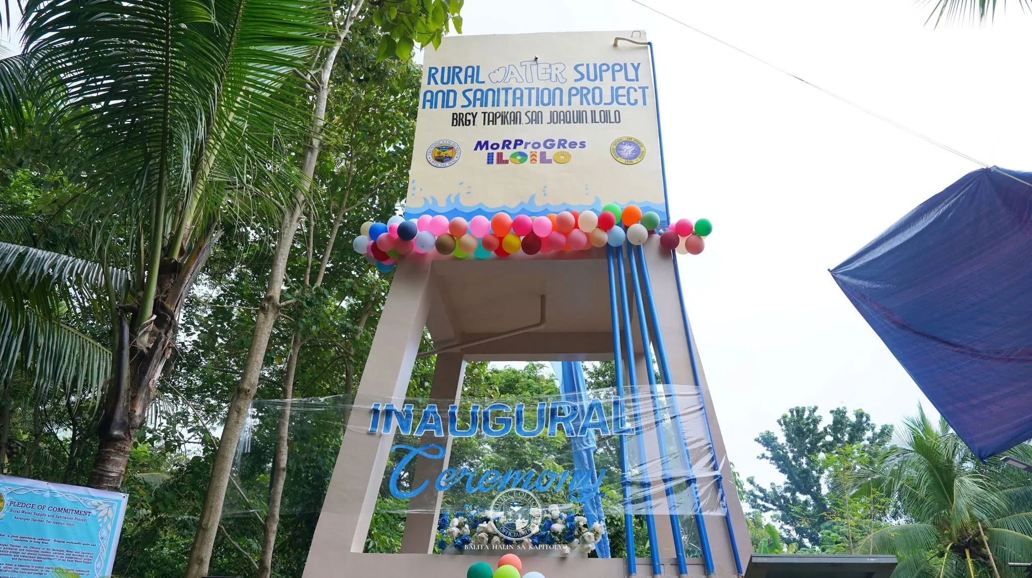 PHP 4-M Solar-Powered Water System Now Flowing in San Joaquin, Iloilo