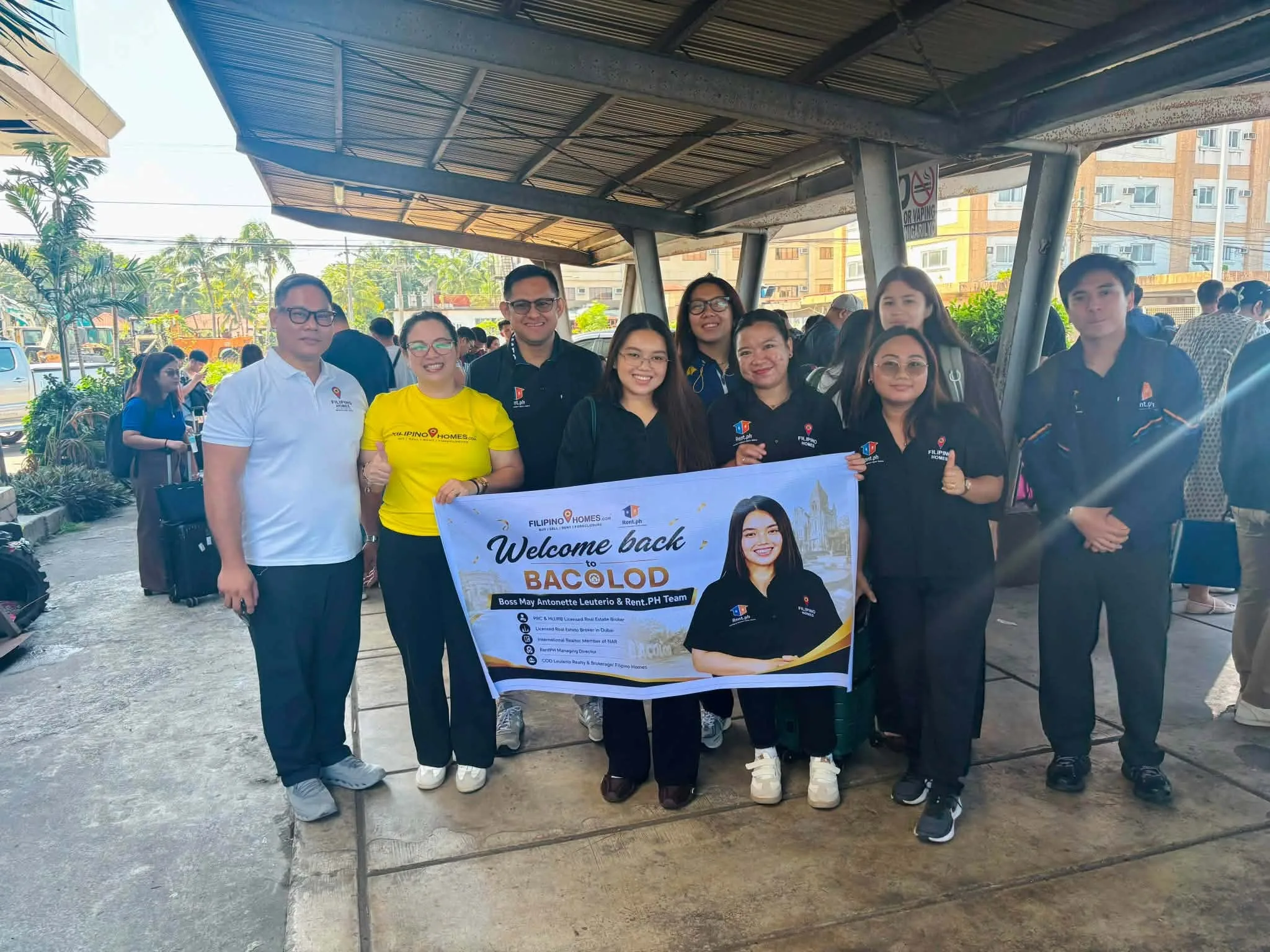A Banner, a Smile, and a Warm Welcome: Filipinohomes COO May Antonette Leuterio Visits Bacolod Agents