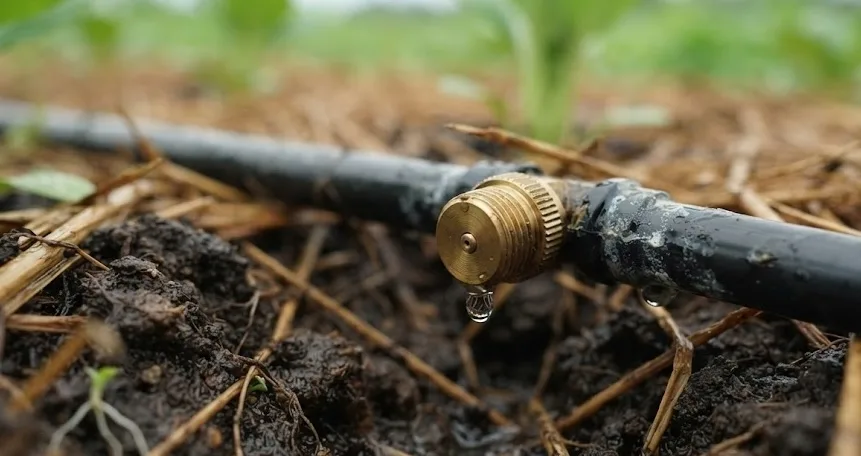 A line through the irrigation system.