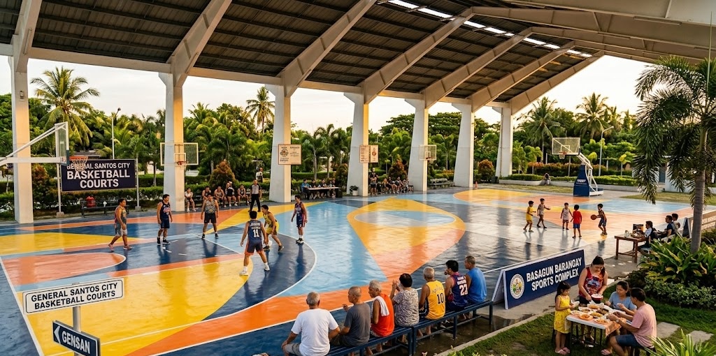 The Basketball Courts in GenSan That Stay Alive Long After Midnight