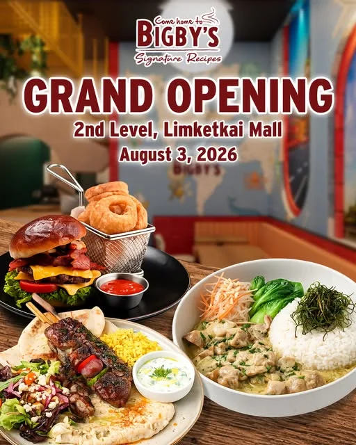 Courtesy for original Photo: From Bigby's Cafe & Restaurant / Limketkai Center via (Facebook.com)