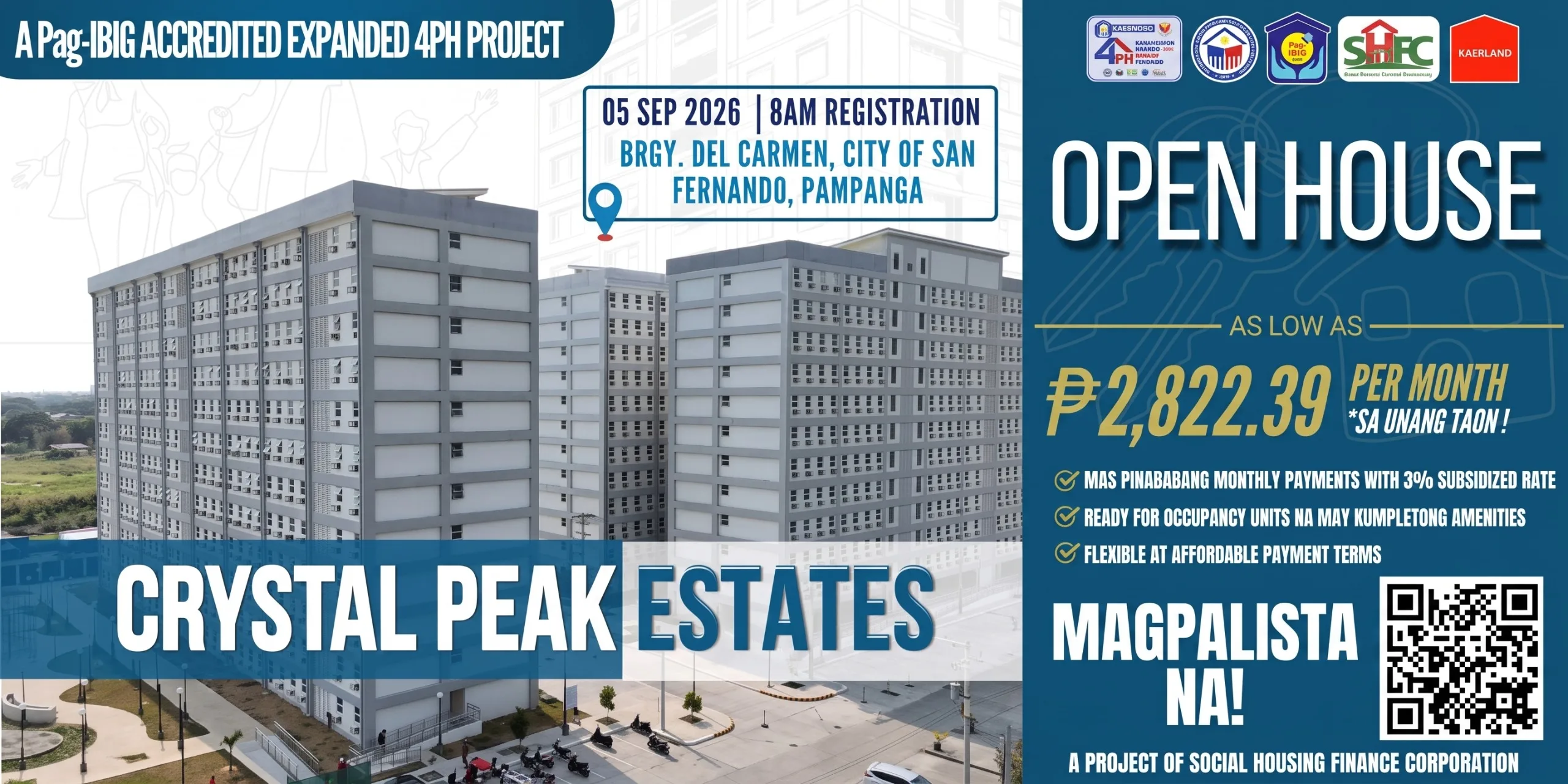 From Dream to Reality! Crystal Peak Estates Grand Open House This Saturday with Zero Down Payment