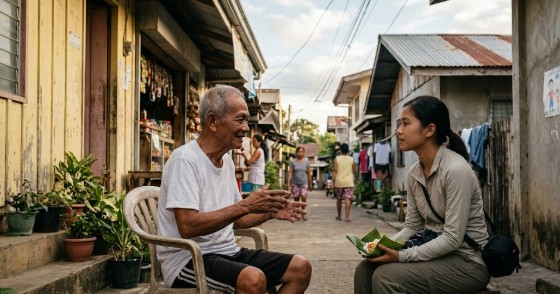 Sharing meaningful stories and daily encounters with local residents in Ozamiz.