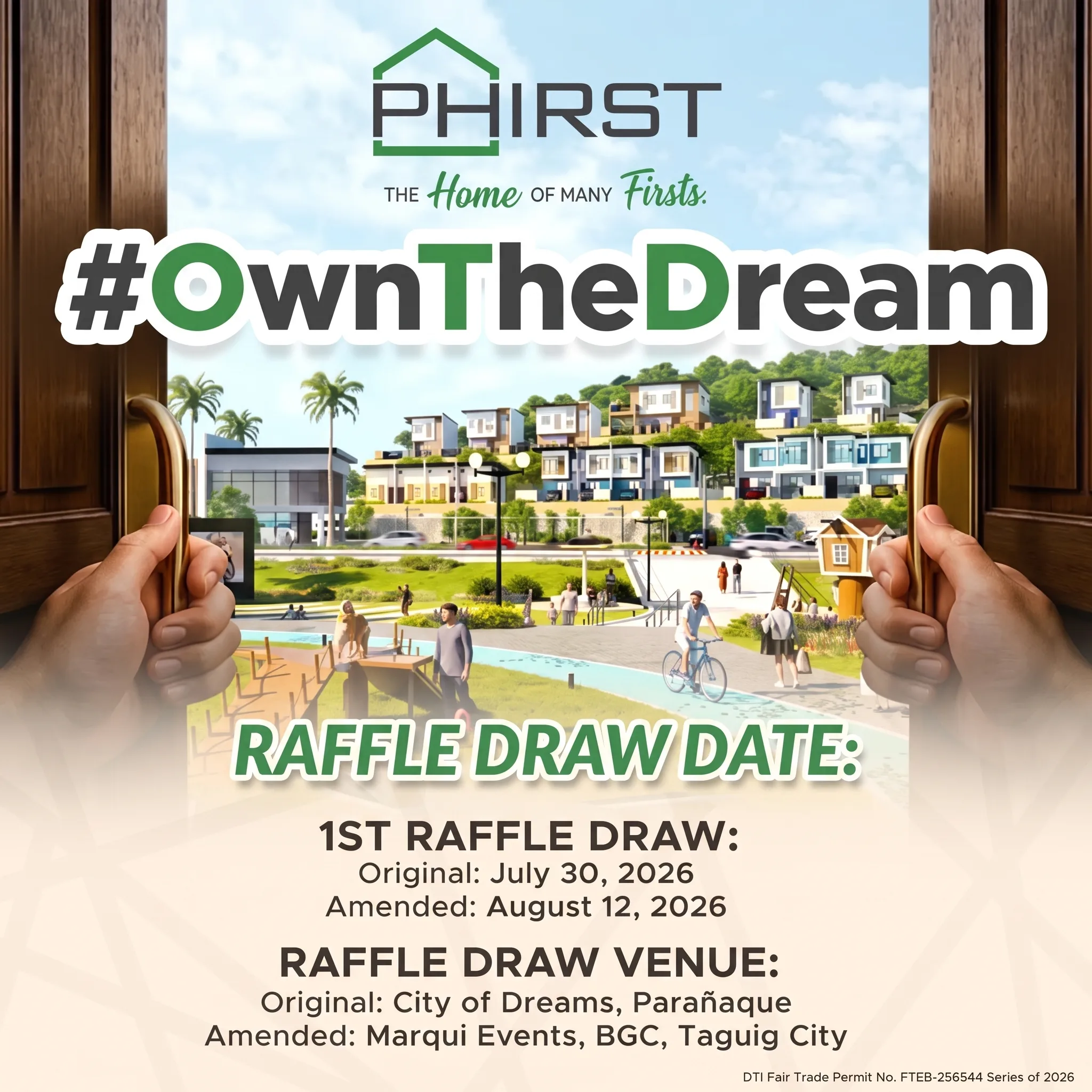 PHirst Park Homes Brings Affordable Homes Closer to Filipinos with OwnTheDream