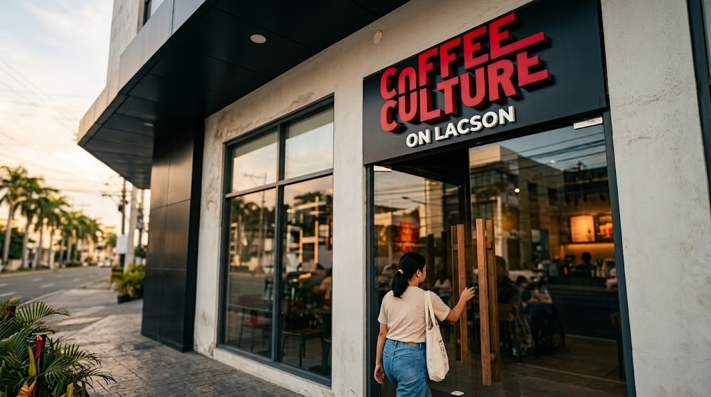 This Quiet Café Strip Near Lacson Street Is Becoming a Favorite Study Escape