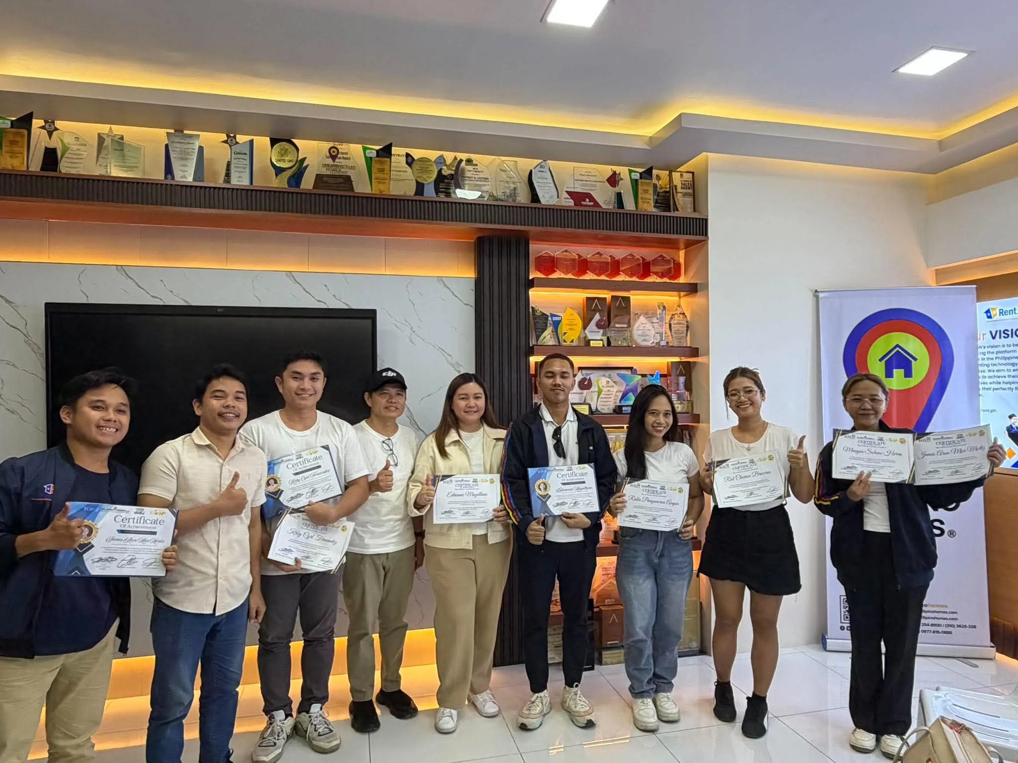 Filipinohomes Davao Team VIP United Honors Top Agents at Mid-Year Awarding