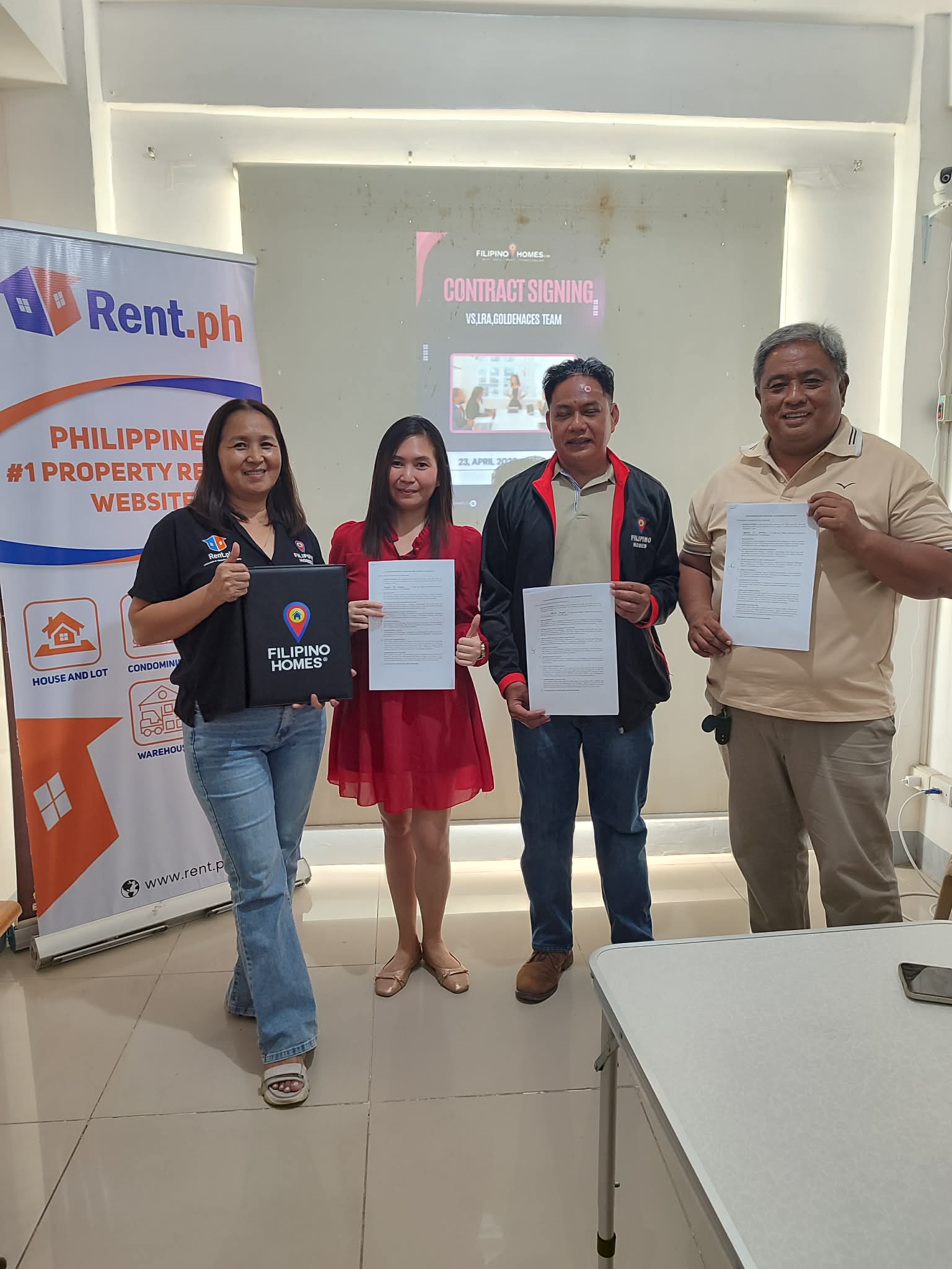 Contract Signing: Team LR Alliance Expands Filipinohomes' Bohol Force on April 23