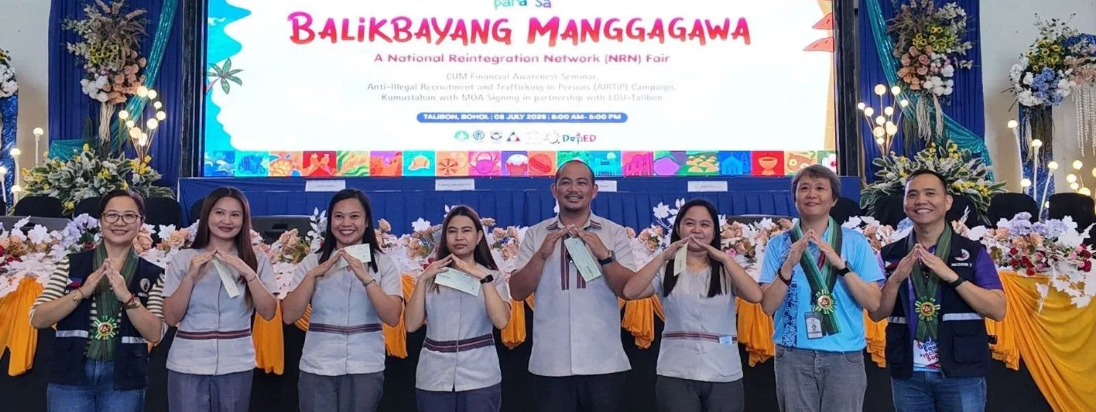 DMW VII Reintegration Fair Draws Nearly 200 OFWs in Talibon, Bohol