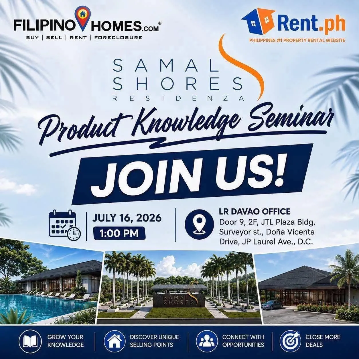 Filipinohomes Davao Agents Get Exclusive Look at Samal Shores Residenza Luxury Living