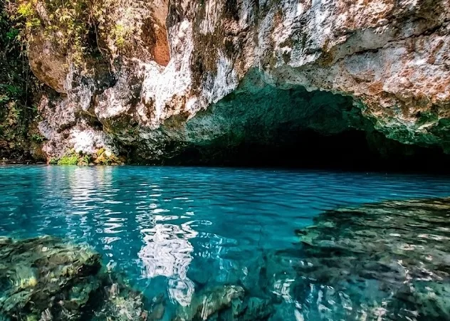 A breathtaking view of an underwater spring.