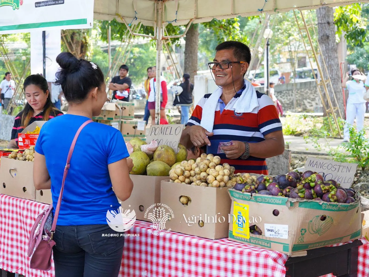 Davao’s Durian, Mangosteen, Pomelo Arrive in Bohol for Kadiwa on Wheels Sept 14-16