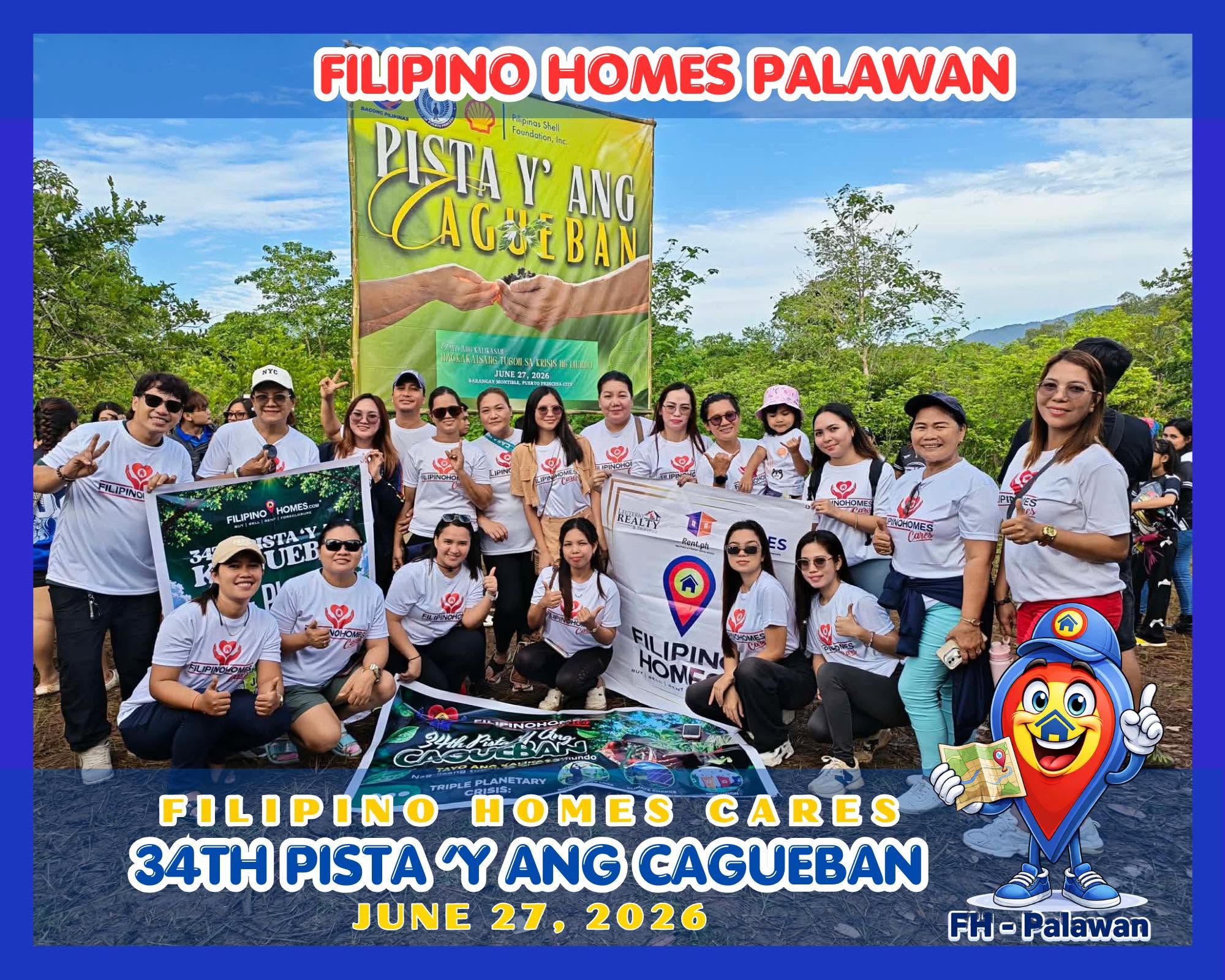 Filipinohomes Palawan Takes Root at the 34th Pista ’y ang Cagueban, Planting for Tomorrow