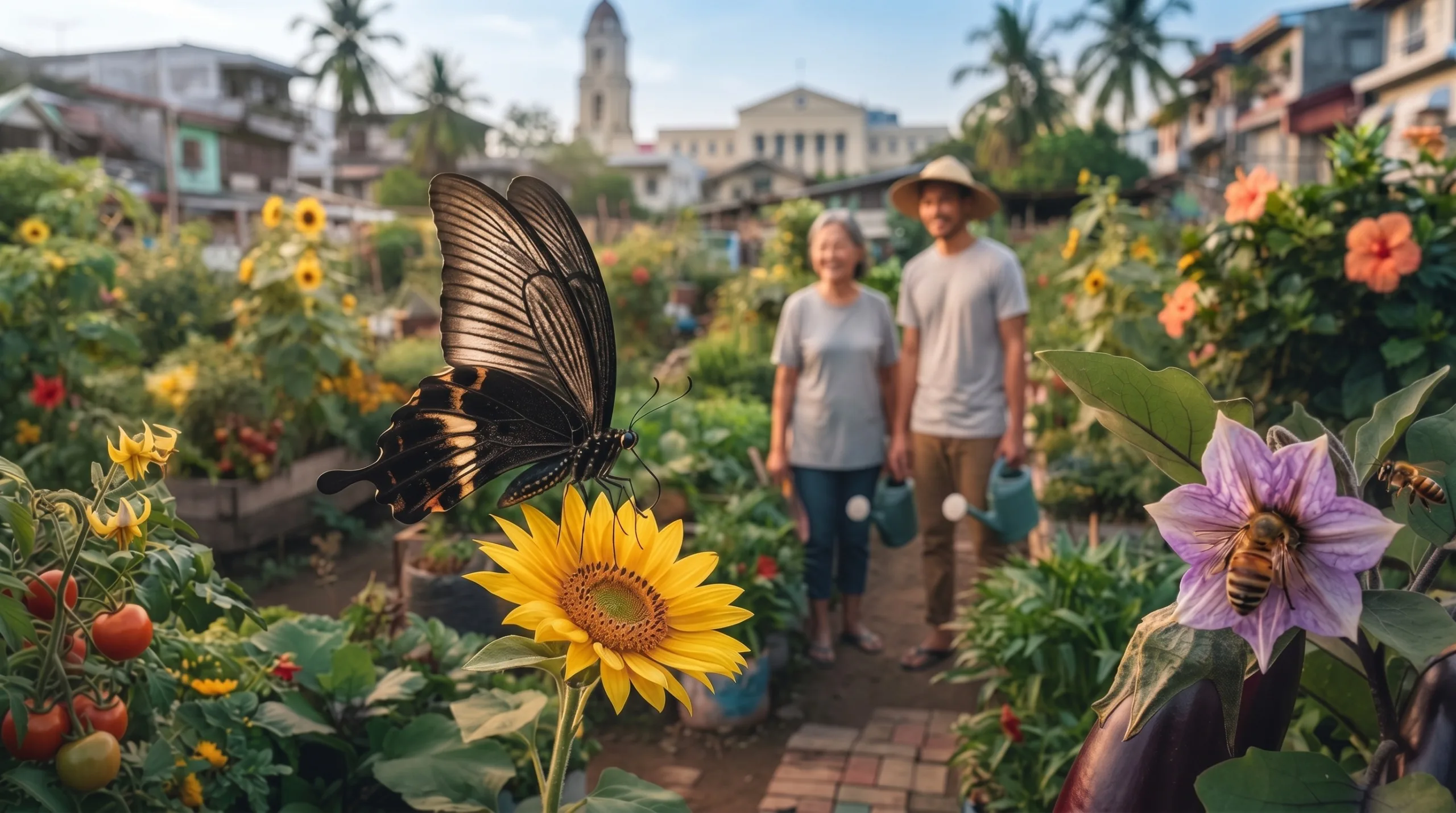 How Pollinators Support Gardens and Urban Agriculture