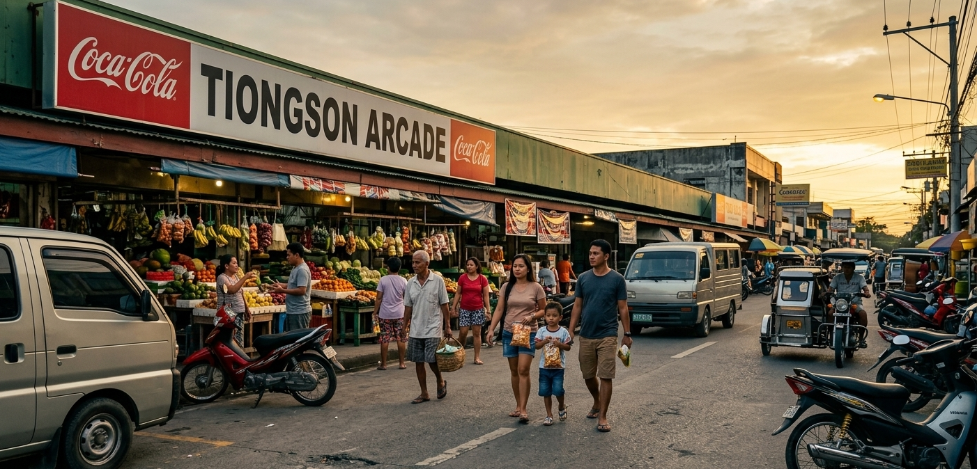 An afternoon at Tiongson Arcade.