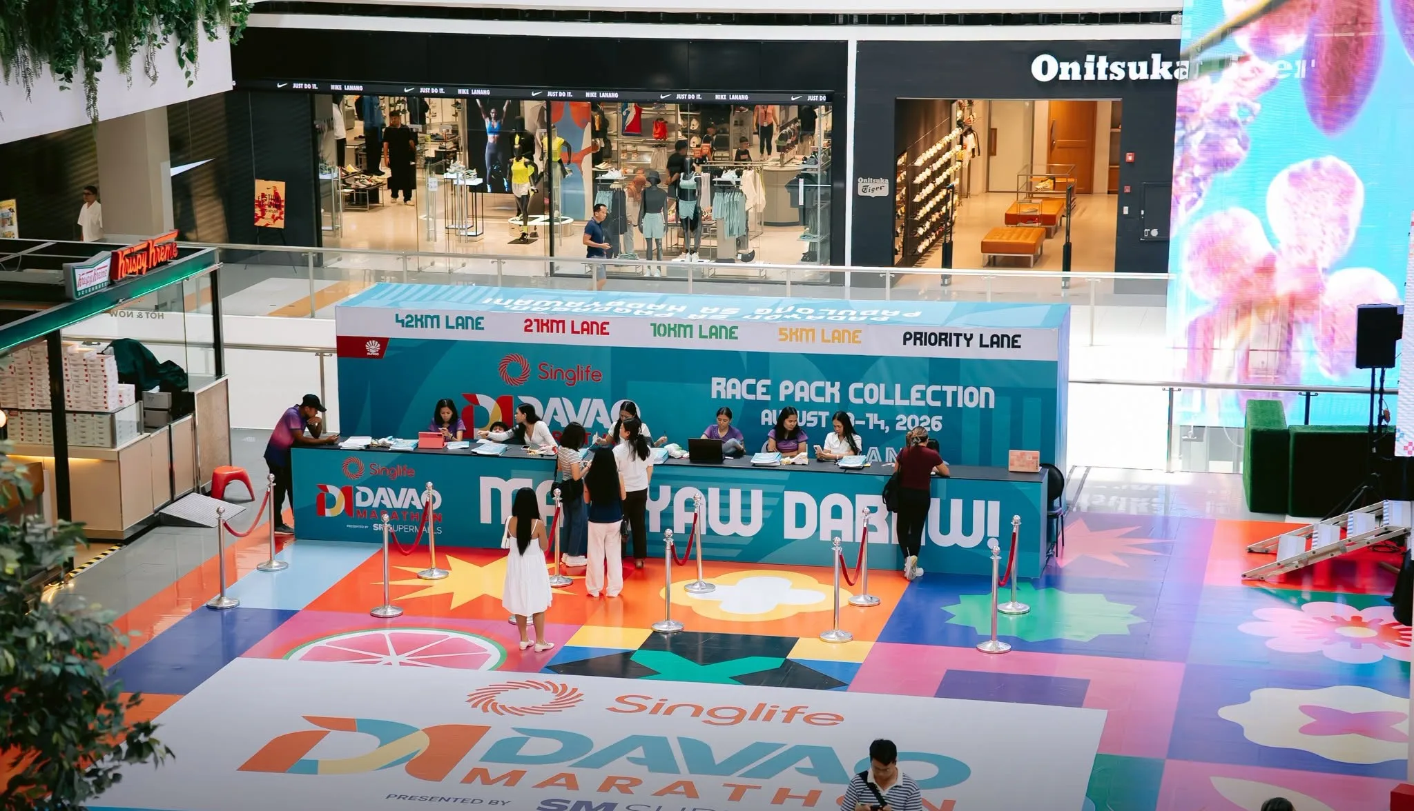 Singlife Davao Marathon Race Kit Claiming Now Open at SM Lanang, August 14, Before Kadayawan Race Day