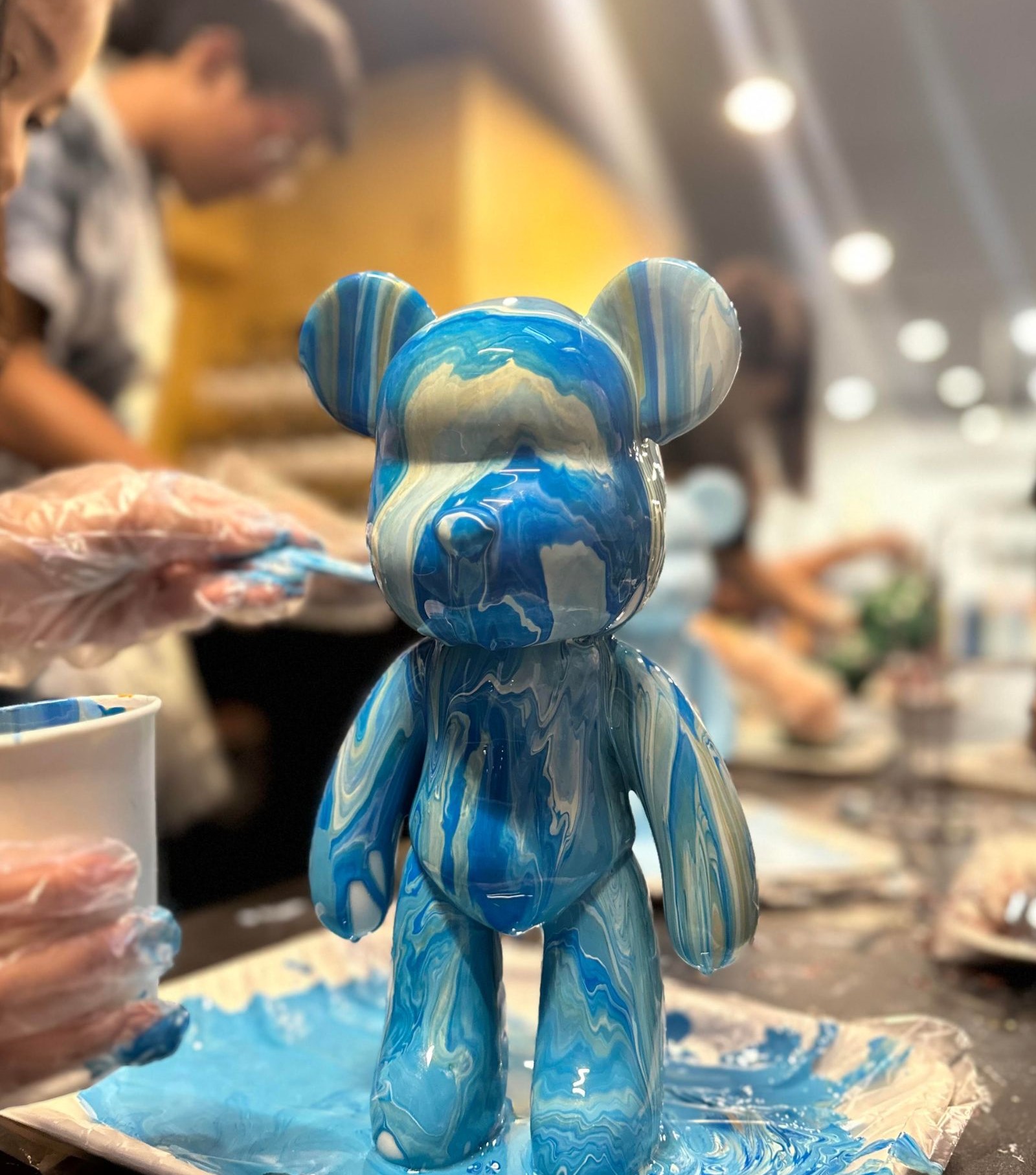 A Colorful Escape in BGC: Exploring The Bear Cave’s Fluid Art Studio