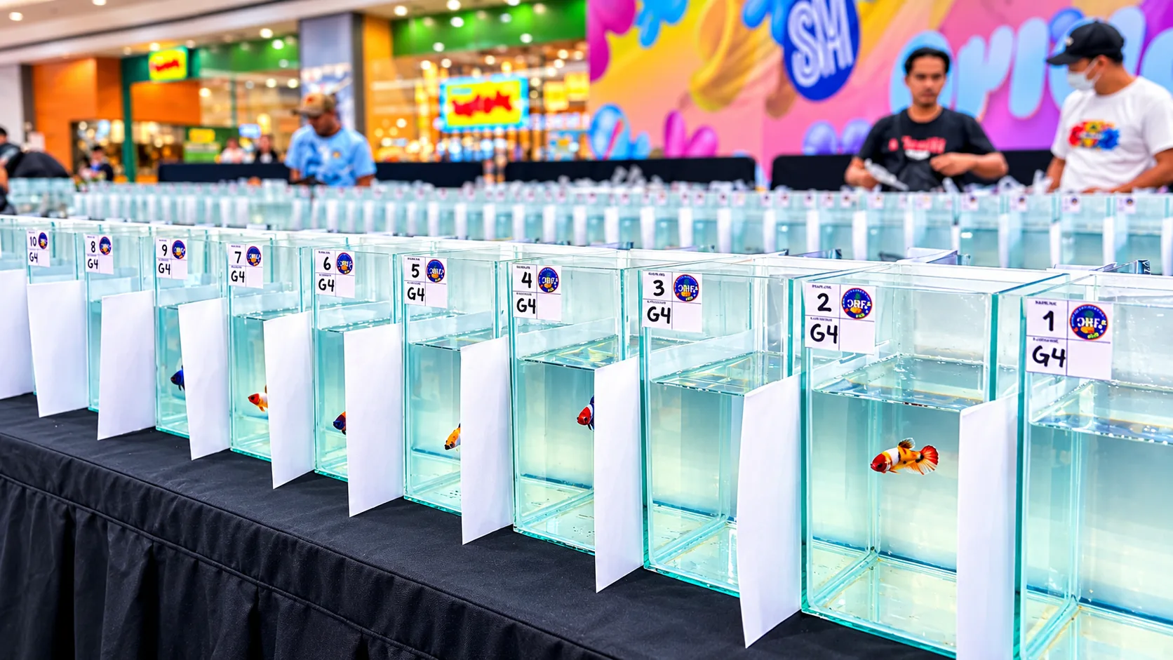 SM Center Ormoc Hosts Vibrant Betta Show At Ground Level Mall Atrium