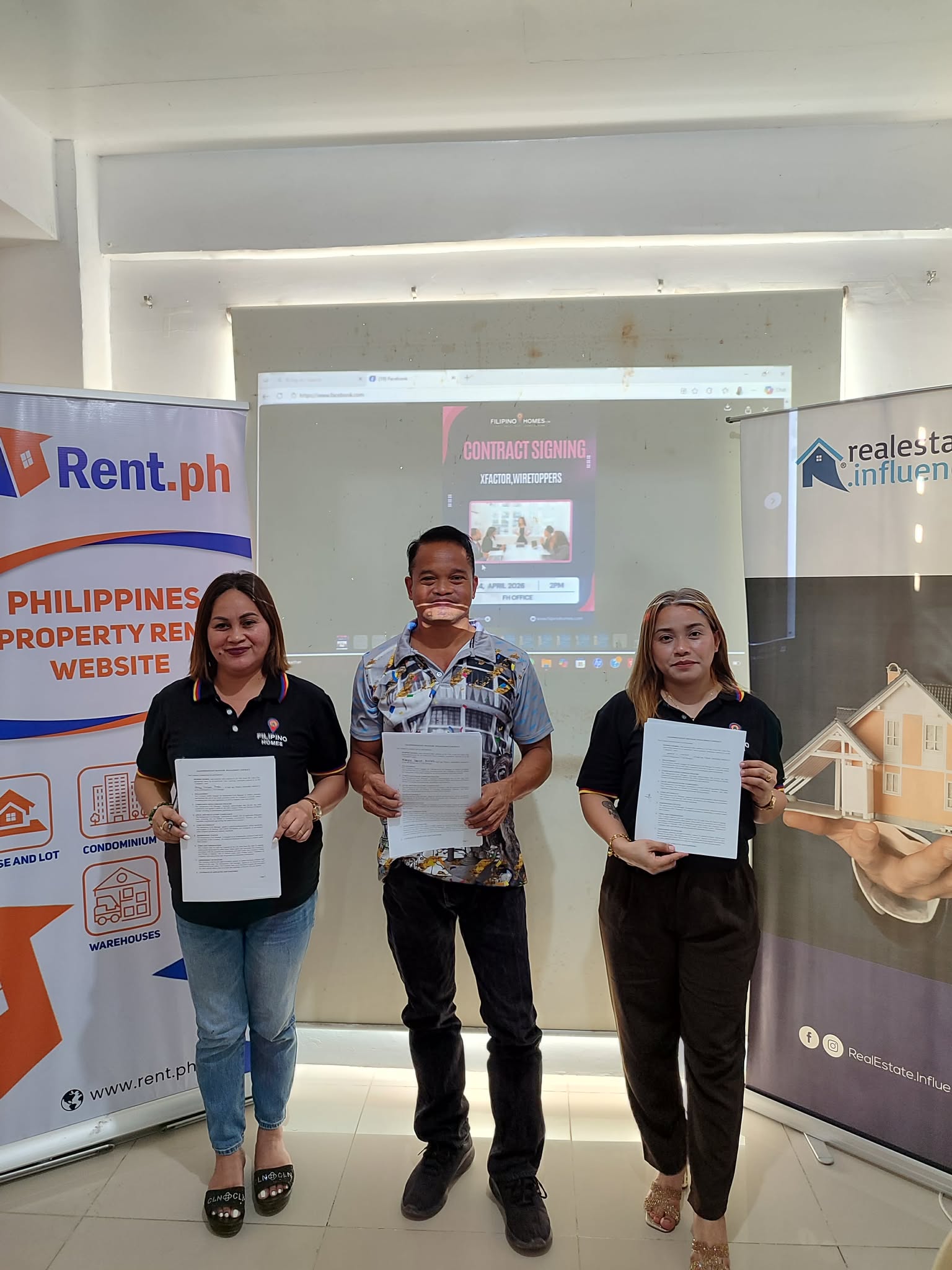 Wire Toppers Sub‑team Xfactor Holds Contract Signing at Filipinohomes Bohol office in Late April