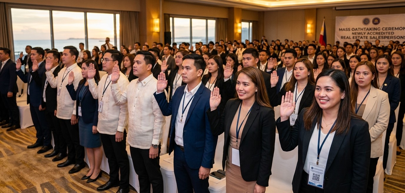 May 13, 2026, 5:00 P.M.: Face-to-Face Oathtaking of New Real Estate Salespersons at Bayview Park Hotel, Manila