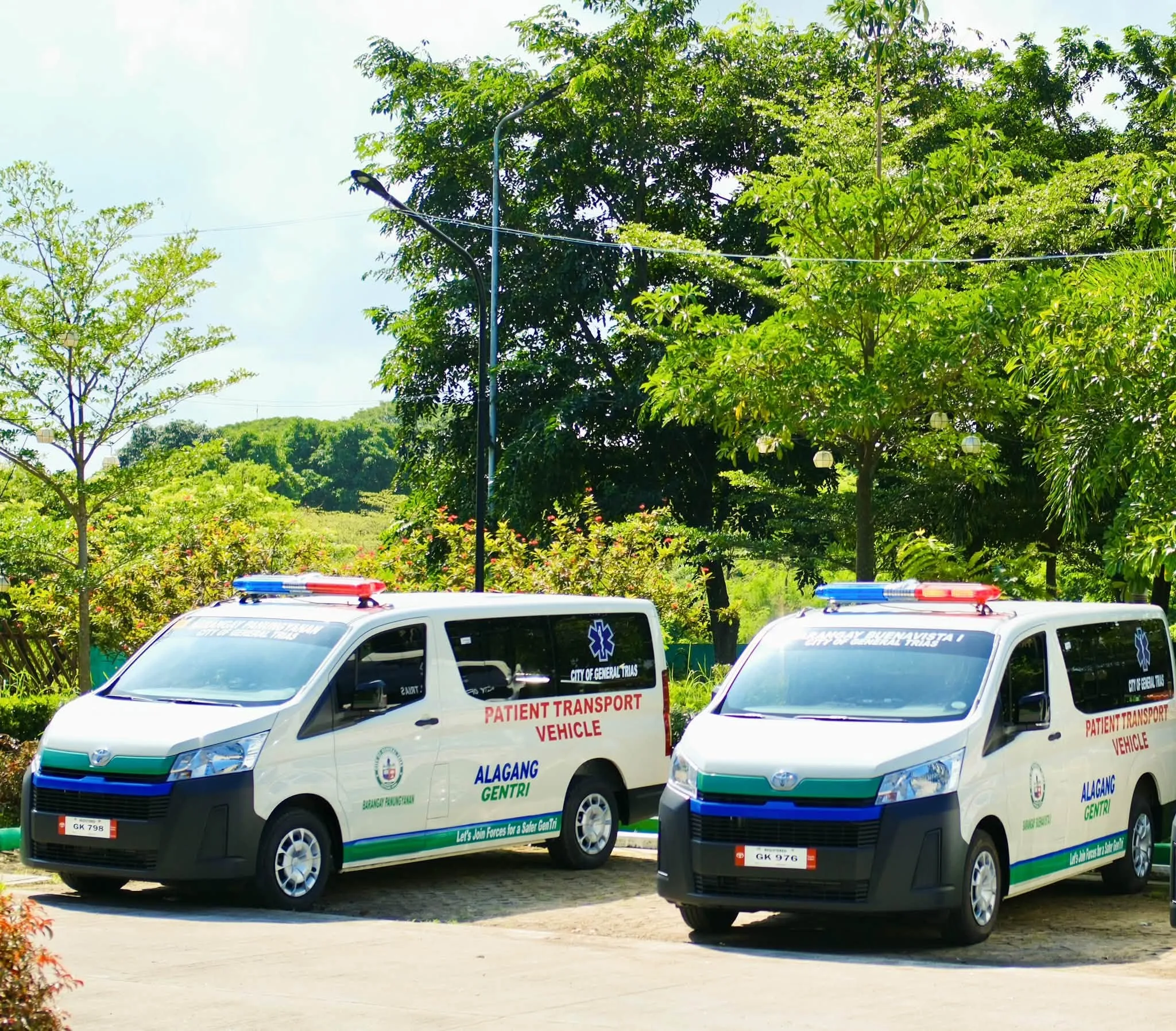 General Trias Turns Over Ambulances and Wheelchairs to Barangays