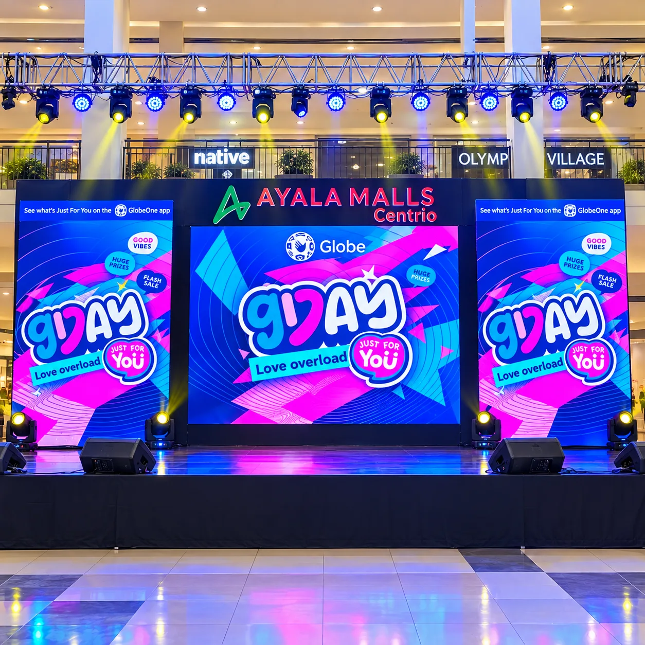 Globe Telecom Spreads Love Overload At Ayala Malls Centrio