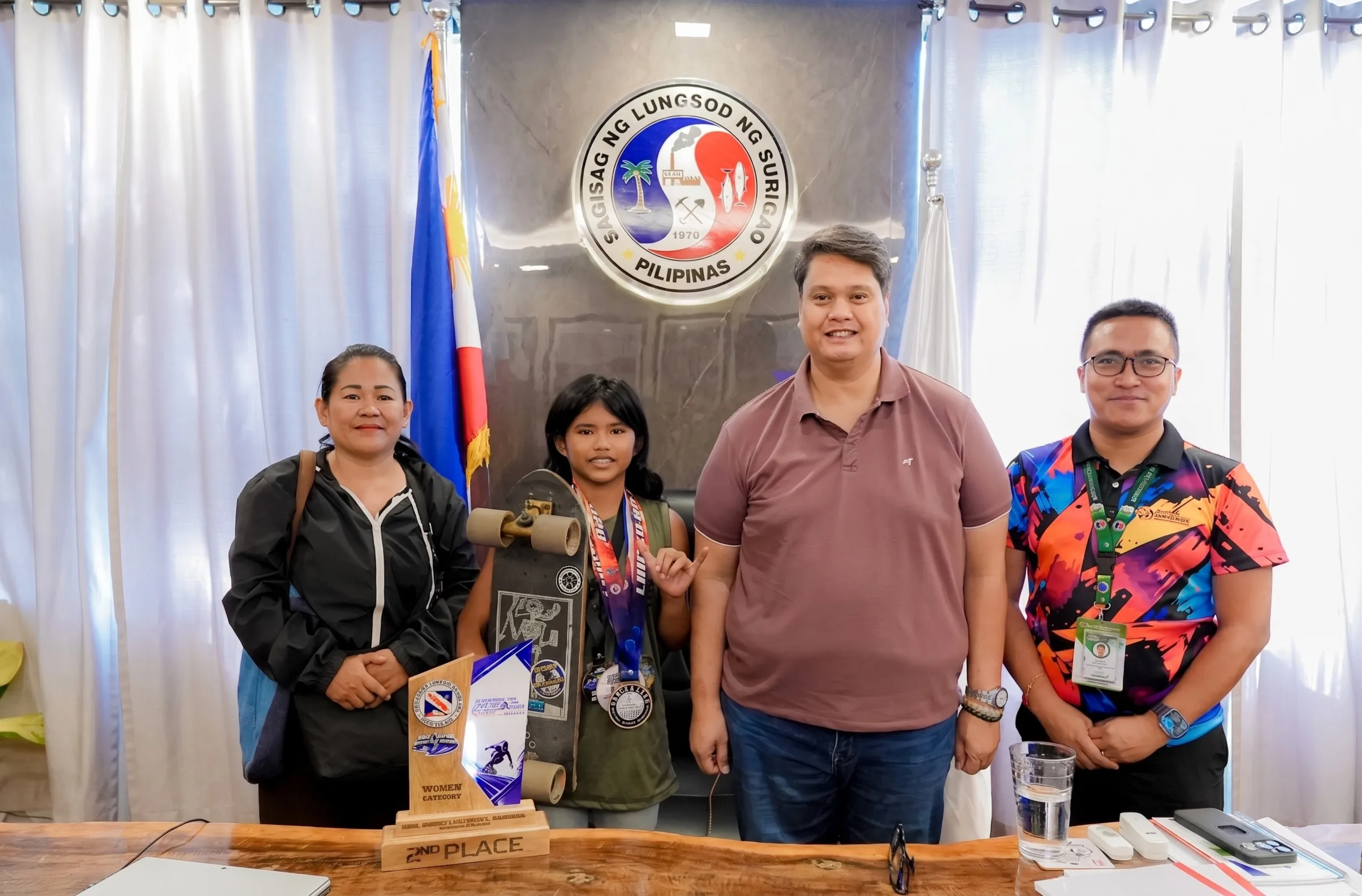 Surigao’s Young Skateboarder Pursues Her Sporting Dreams