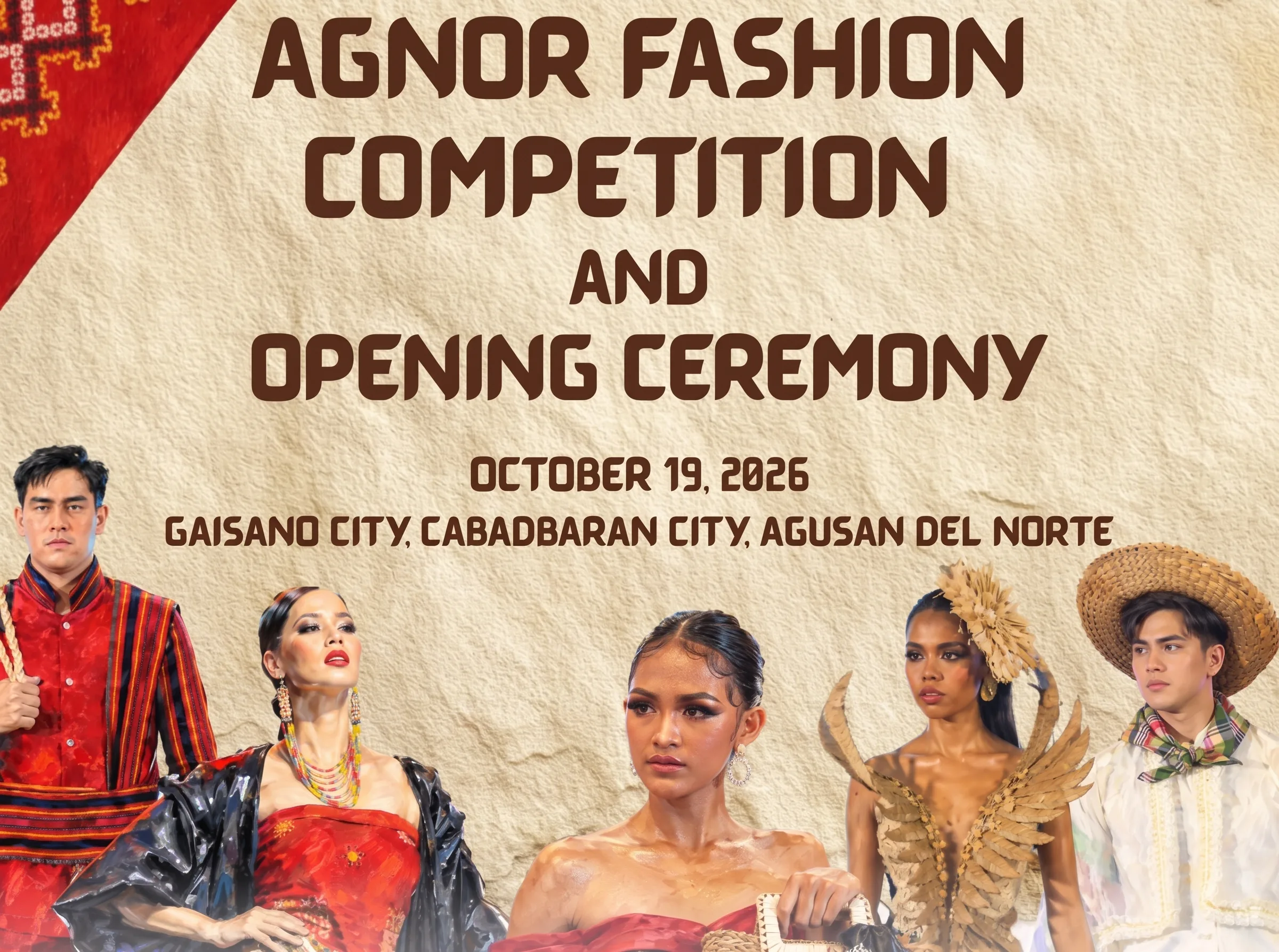 From Heritage to High Fashion: AGNOR Competition Will Showcase Agusan del Norte Creativity