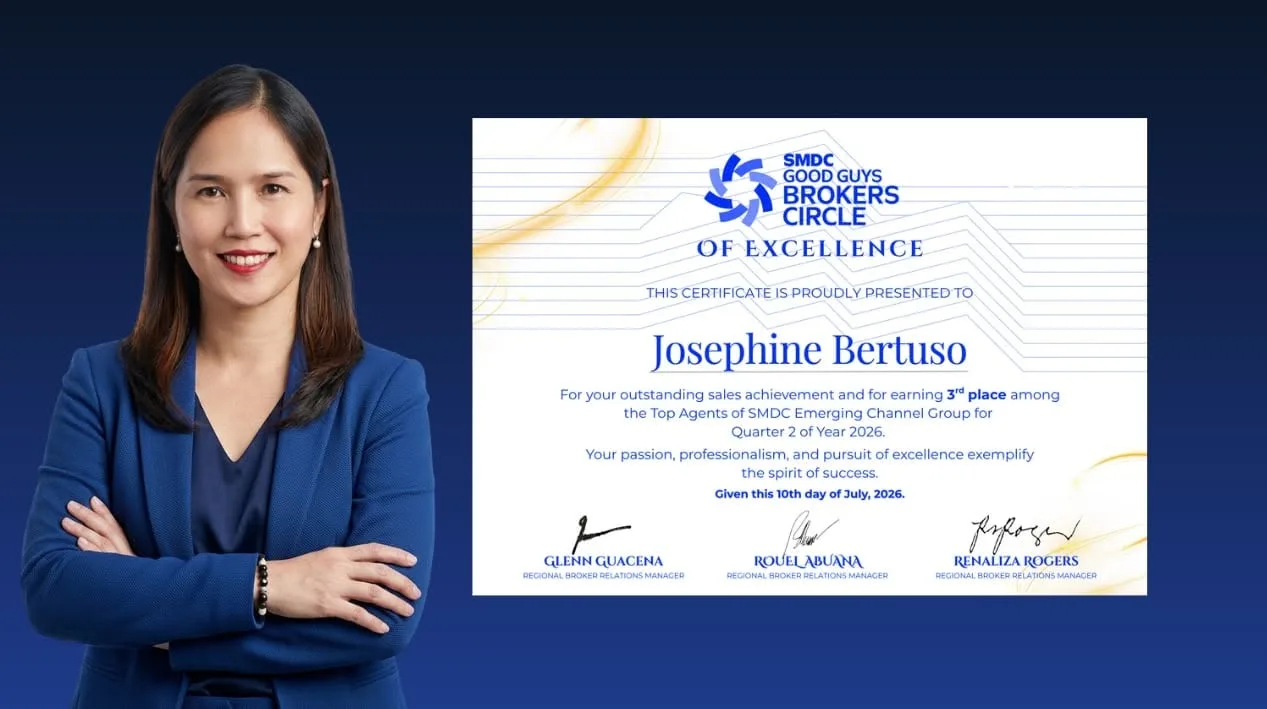Double Victory: Filipinohomes Earns Top 1 Broker, Top 3 Agent at SMDC Brokers Circle of Excellence for Q2 2026 — Philippines
