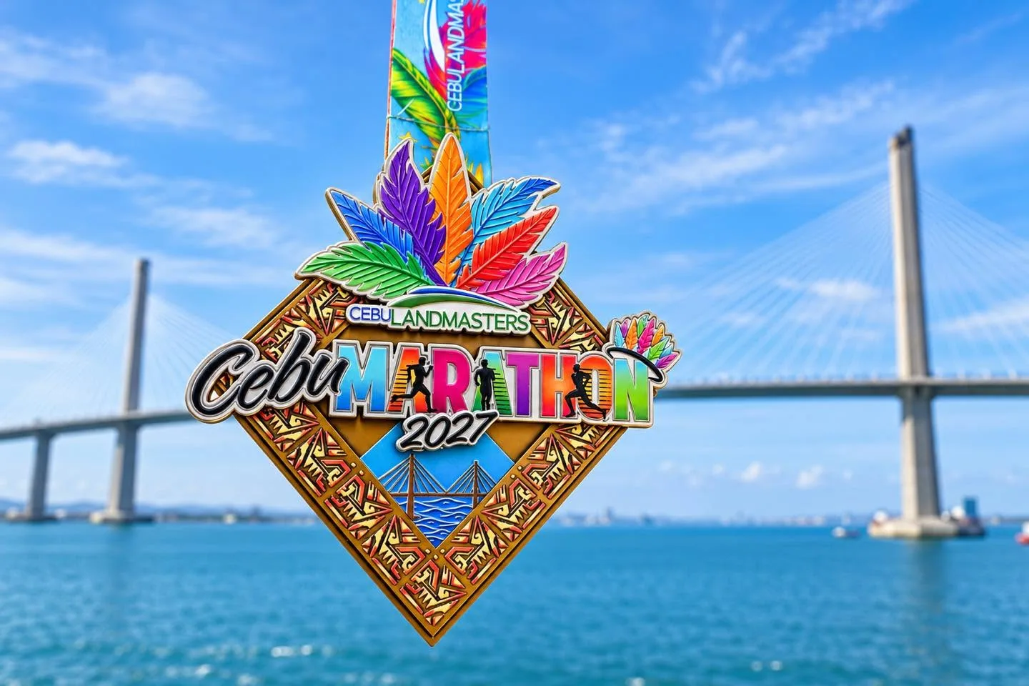 Cebu Marathon 2027 Releases Test Shot of Finisher Medal with CCLEX Bridge