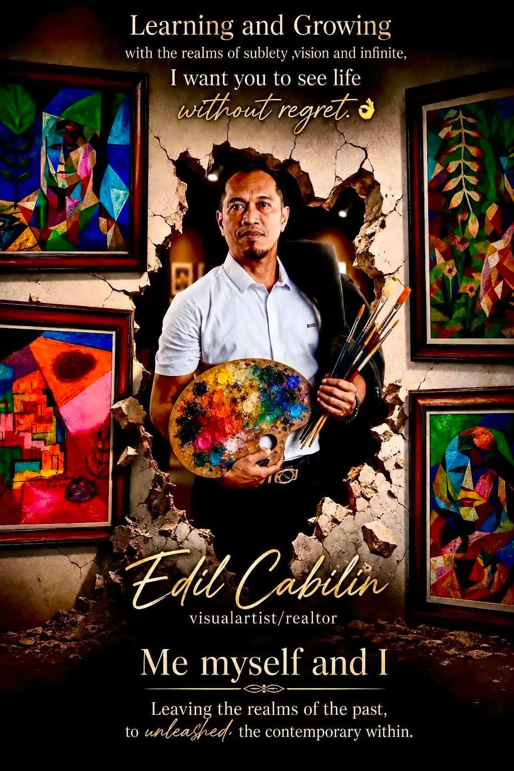 Edil Cabilin Turns Personal Transformation into Art at Panagtigum Redux in Museo de Oro on August 19
